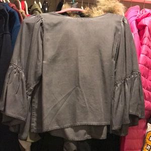 Hollister bell sleeve shirt